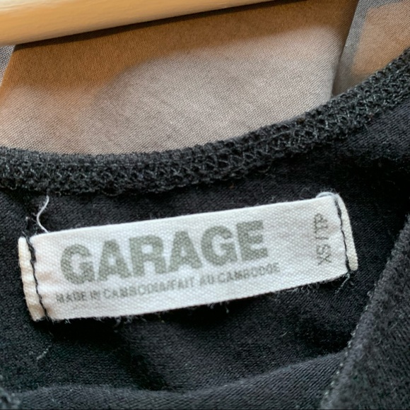 Garage Black Crop Top - Picture 3 of 3